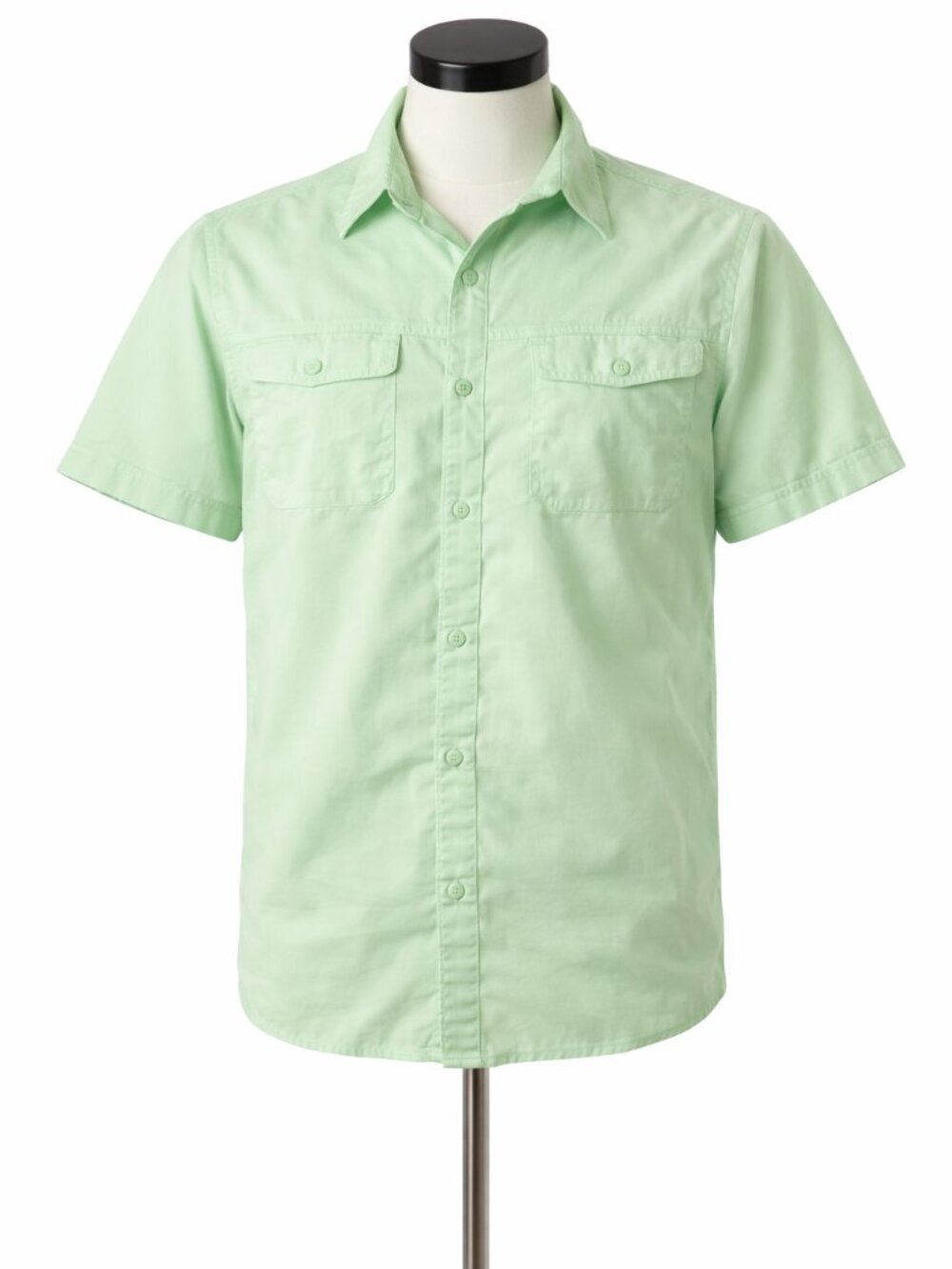 Habit Men's Green Short Sleeve Casual Button Up Shirt Size Large